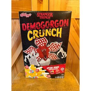 Kellogg's Stranger Things Cereal Demogorgon Crunch Cereal 2025 New Sealed Box (6